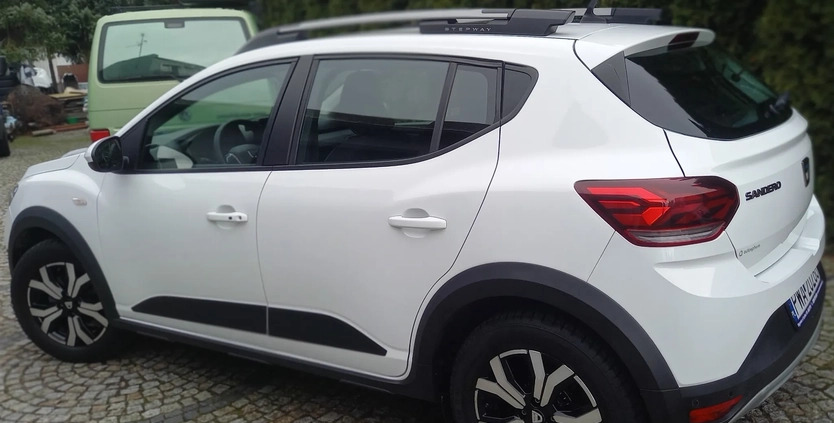 Dacia Sandero Stepway cena 53500 przebieg: 19500, rok produkcji 2021 z Wągrowiec małe 781